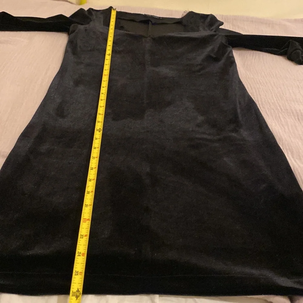 HAGITASSA Elegant Black Velvet Dress. Size 1